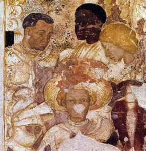 Tournament Scene (detail) 3 by Antonio Pisano (Pisanello)
