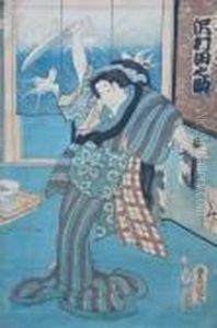 L'acteur Sawamura Tanosuke Dans Le Role De La Gejo