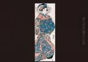 Oiran by Gototei Kunisada