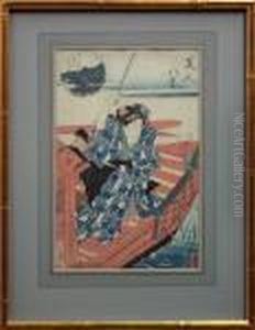 Bijin Hakkei by Gototei Kunisada