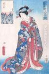 Depicting Actress With Street/bridge Scene
