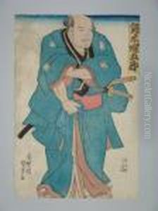 Un Lutteur De Sumo En Kimono De Ville