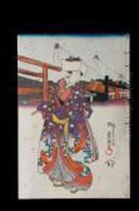 Triptychon In Obanformat Triptychon In Obanformat