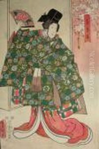 Drzeworyt Barwny by Gototei Kunisada