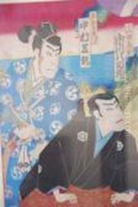 Actors As Samuraicoloured by Gototei Kunisada
