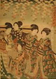 Courtesan by Gototei Kunisada