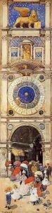 St Marks Square Venice Aka The Clock Tower by Maurice Brazil Prendergast