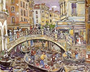 Canal by Maurice Brazil Prendergast