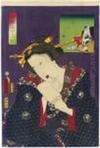 Suito Ga Yosa So by Gototei Kunisada