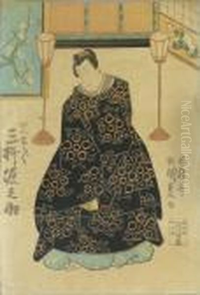 Kunisada, Utagawa. Der Kaiserliche Ratgeber Kanshojo, Japan, Um 1825 - view 1