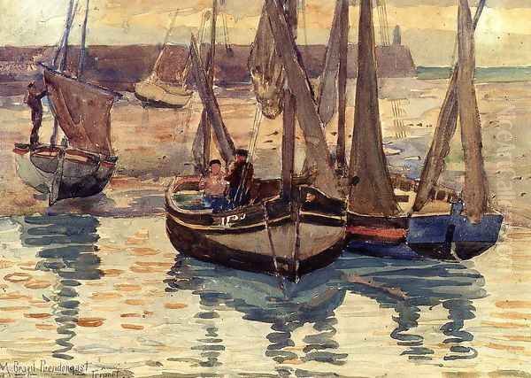 Small Fishing Boats Treport France - view 1