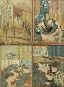 Erotyki by Gototei Kunisada