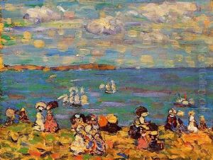 St Malo Aka Sketch St Malo by Maurice Brazil Prendergast