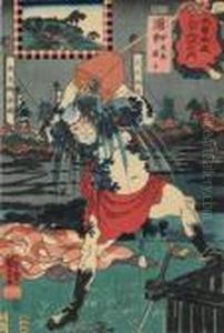 Omiya by Utagawa Kuniyoshi