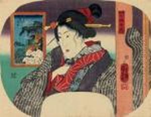Fukagawa Hachiman Shanai Benten by Utagawa Kuniyoshi