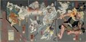 Ushiwakamaru (yoshitsune) by Utagawa Kuniyoshi