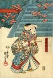 The Middle Maid Onoe (churo Onoe) by Utagawa Kuniyoshi