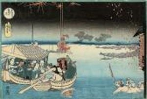 Ryogoku No Suzumi by Utagawa Kuniyoshi