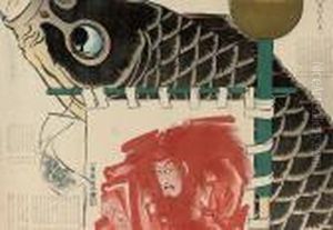 Banners For The Boys' Festival by Utagawa Kuniyoshi