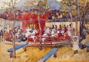 Merry Go Round Nahant by Maurice Brazil Prendergast