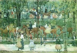 The Bridle Path Central Park by Maurice Brazil Prendergast