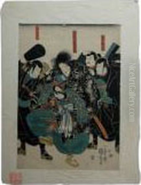 Scene From A Theatre Play - Story Of The Enchanter Jiraiya - view 1