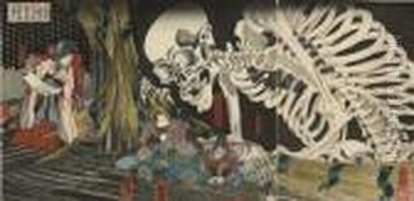 Soma No Furudairi Ai Masakado Himegimi Takiyasha Yojutsu O Motte Mikata O Atsumuru - view 1