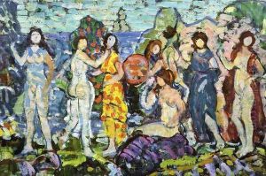 Bathers3 by Maurice Brazil Prendergast