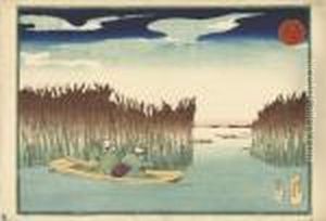 Omori , From The Series Toto Meisho by Utagawa Kuniyoshi
