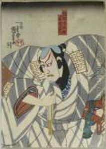 Ichikawa Ebizo V Als Teraoka Heiemon. Japan Ichikawa Ebizo V Als Teraoka Heiemon. Japan