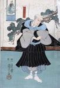 Aktor, Z Serii Shini-e (ryciny Smierci), Ok. 1847-1850