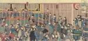 Sato Suzume Negura No Kariyado (yoshiwara Sparrows' Temporary Nest)