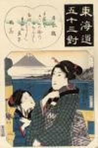 Hiroshige by Utagawa Kuniyoshi