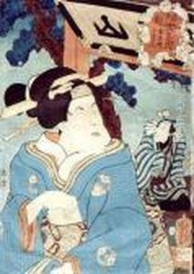 Z Serii "dwanascie Znakow Zodiaku" by Utagawa Kuniyoshi