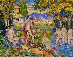 Bathers4 by Maurice Brazil Prendergast