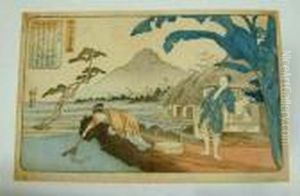 Oban Yoko-e by Utagawa Kuniyoshi