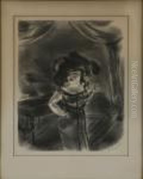 Woman With Cigarette - view 1