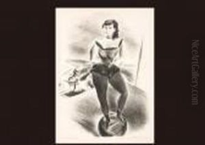 Cirque by Yasuo Kuniyoshi