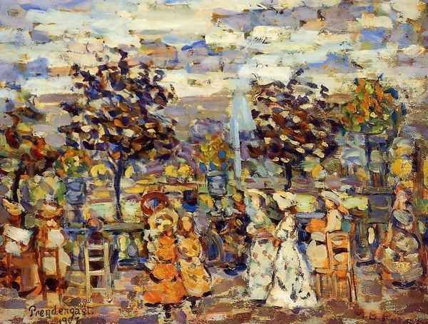 In The Luxembourg Gardens - view 1