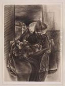 Still Life At Window by Yasuo Kuniyoshi