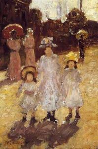 Sunday Morning Paris by Maurice Brazil Prendergast