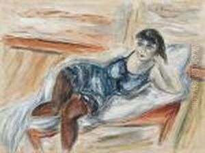 Reclining Female Model
