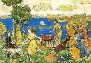 Summer Day Aka St Cloud by Maurice Brazil Prendergast