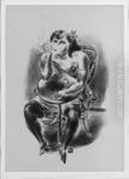 Girl At Table - view 1