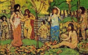 Beach No 3 by Maurice Brazil Prendergast