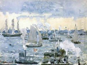 Boston Harbor by Maurice Brazil Prendergast