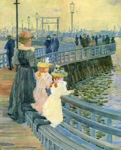City Point Bridge by Maurice Brazil Prendergast