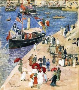 Riva San Biagio Venice by Maurice Brazil Prendergast