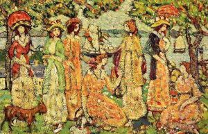 The Idlers by Maurice Brazil Prendergast