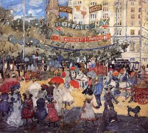Madison Square by Maurice Brazil Prendergast